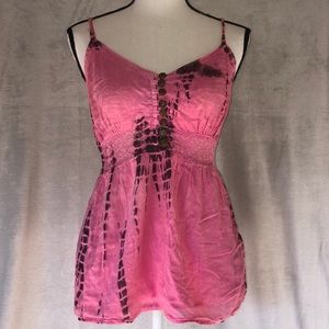 Size M semi-tie-dyed Kaktus tank top